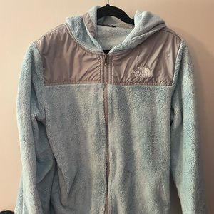 Girls North Face XL (18) Denali Fleece jacket with hood
